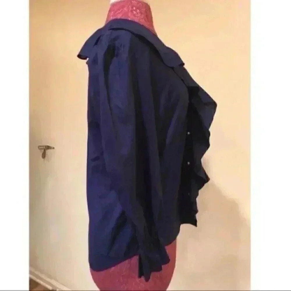 Lauren Ralph Lauren Top Small Ruffle Button Down